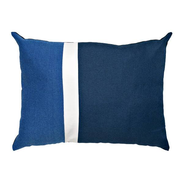 Jason Blue & White Stripe Cushion | Koop.co.nz