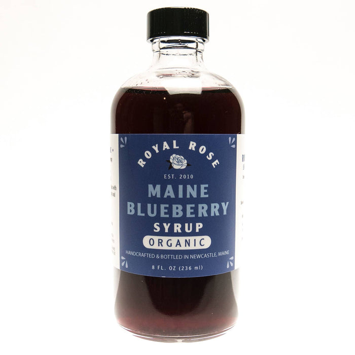Blueberry Organic Simple Syrup: 8 oz