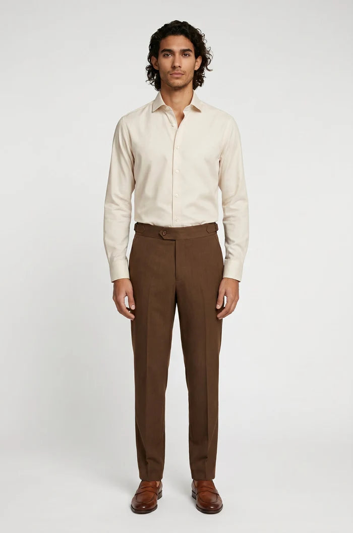 Blutailor Walnut Brown Gurkha pant