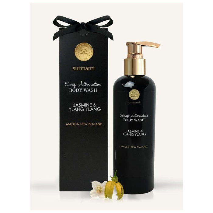Surmanti Body Wash Soap Alternative - Jasmine & Ylang Ylang (300ml) | Koop.co.nz
