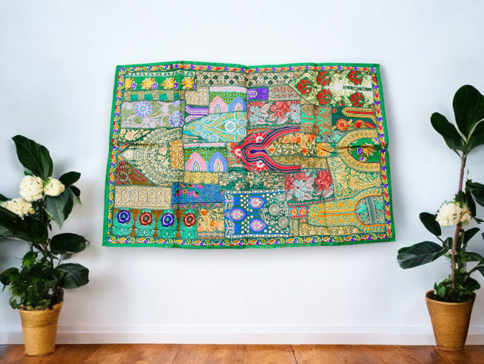 Boho jungle wall tapestry - Indian wall hanging - bohemian hippie wall decor