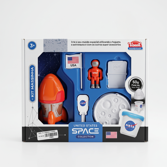 Brinquedo - Kit Massinha Space