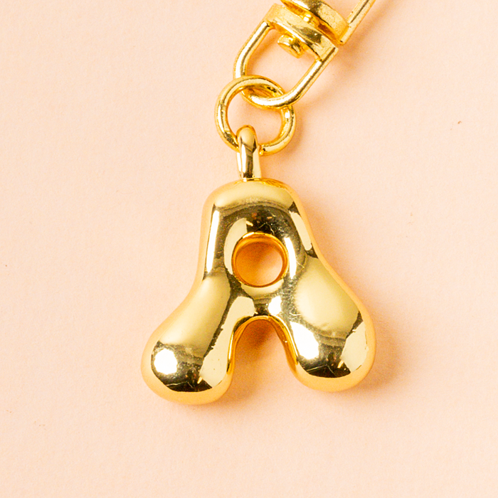 Bubble Letter Keychain & Bag Charm
