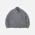 BUDDY CHECK HARRINGTON JACKET - SEA BLUE