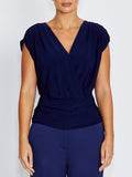 Calista Navy Jersey Top