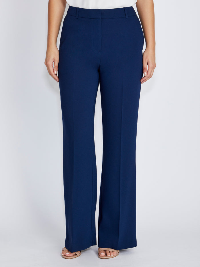 Carmen Navy Crepe Trouser