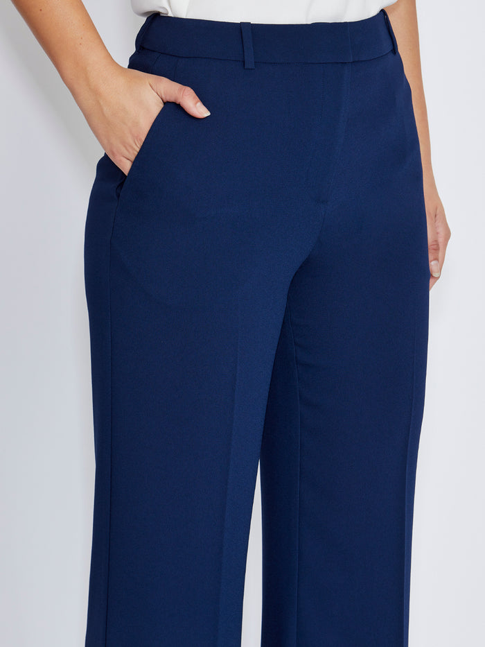 Carmen Navy Crepe Trouser