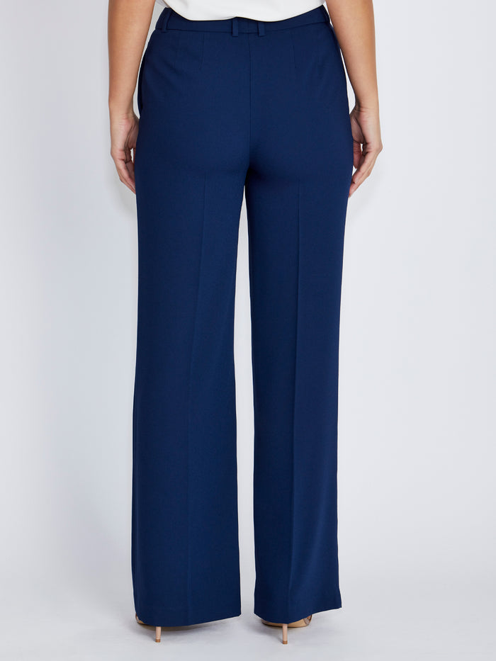 Carmen Navy Crepe Trouser