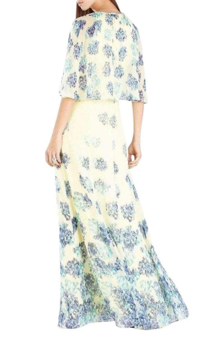 BCBGMAXAZRIA Cassondra Round Neck Top Tier Dress - Runway Catalog