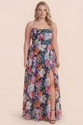 Catalina Dress in Black Floral - Plus