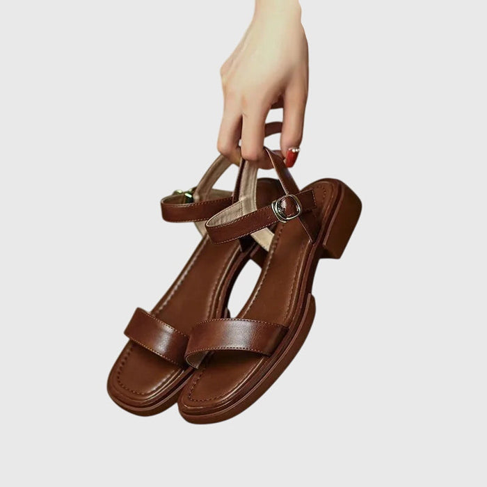 CELESTIA | COMFORT VEGAN LEATHER SANDALS