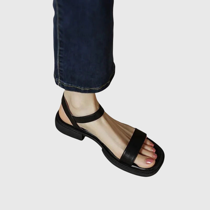 CELESTIA | COMFORT VEGAN LEATHER SANDALS