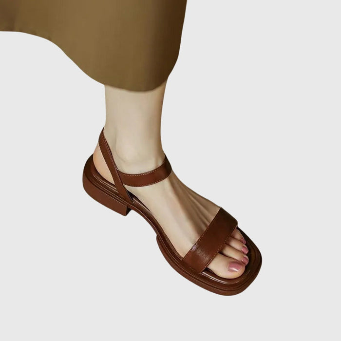 CELESTIA | COMFORT VEGAN LEATHER SANDALS
