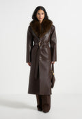cenya-fur-collar-belted-leather-coat-brown
