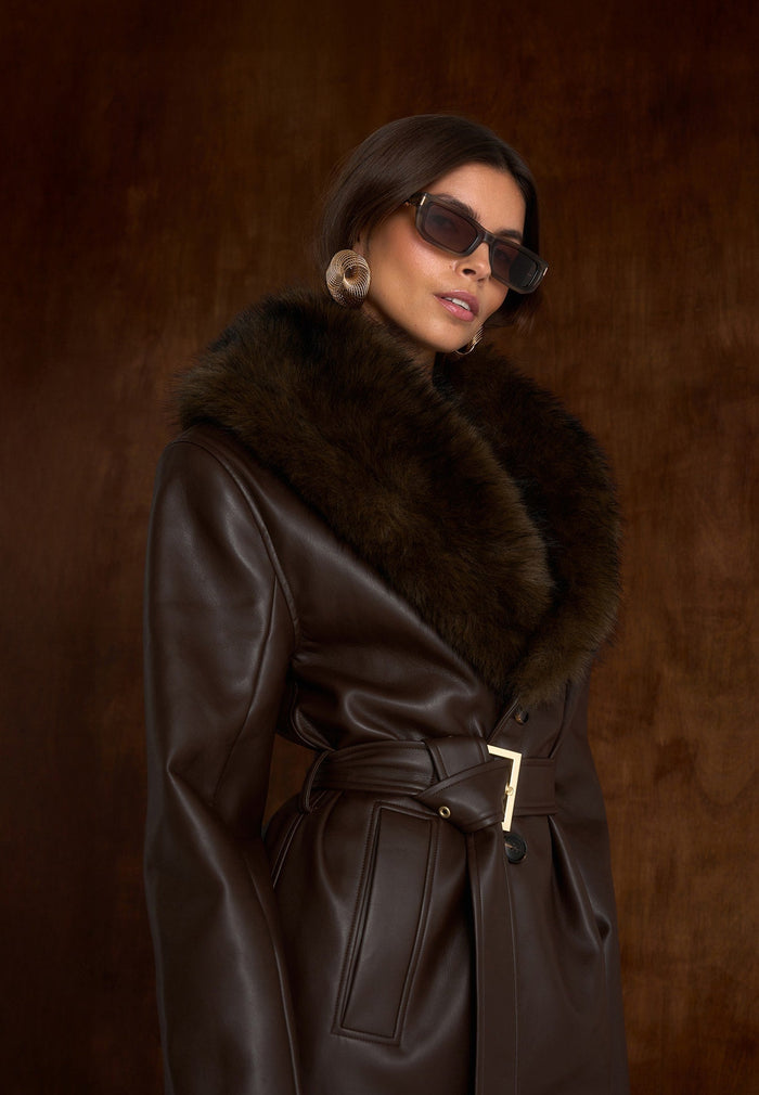 cenya-fur-collar-belted-leather-coat-brown