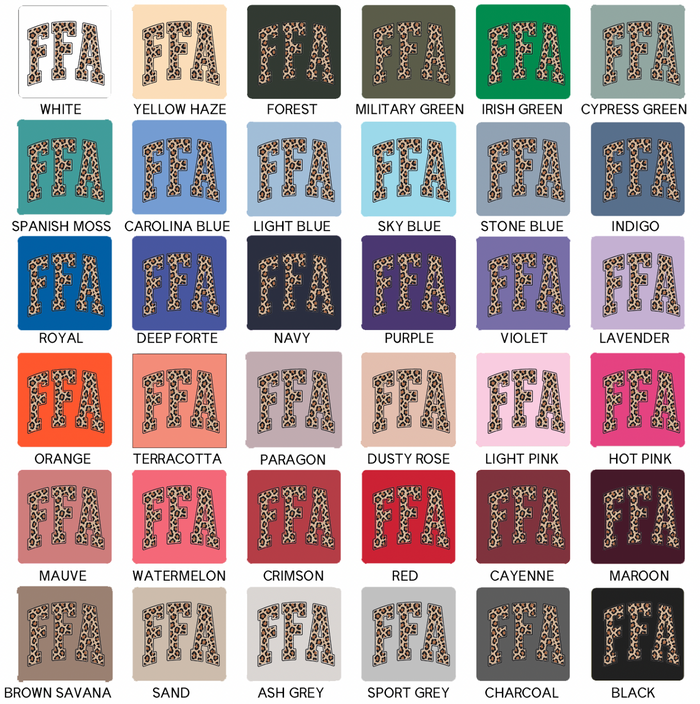 Cheetah FFA– Crewneck