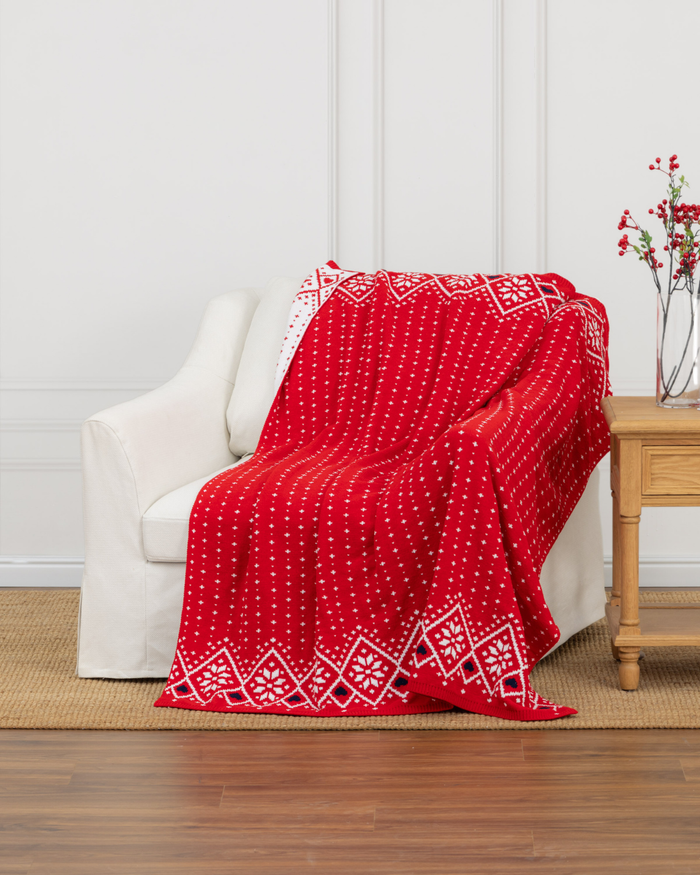 Chenille Double Knit Throw