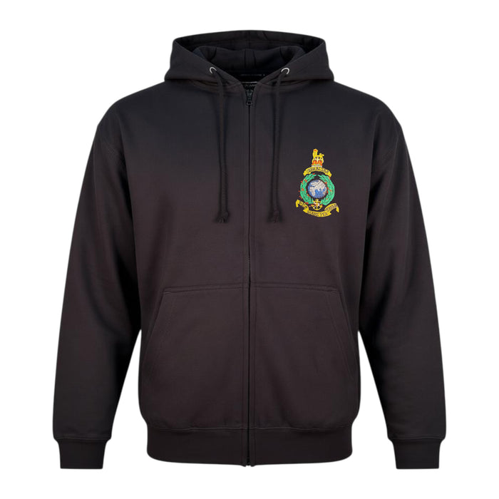 Classic Full Zip Hoodie - Black