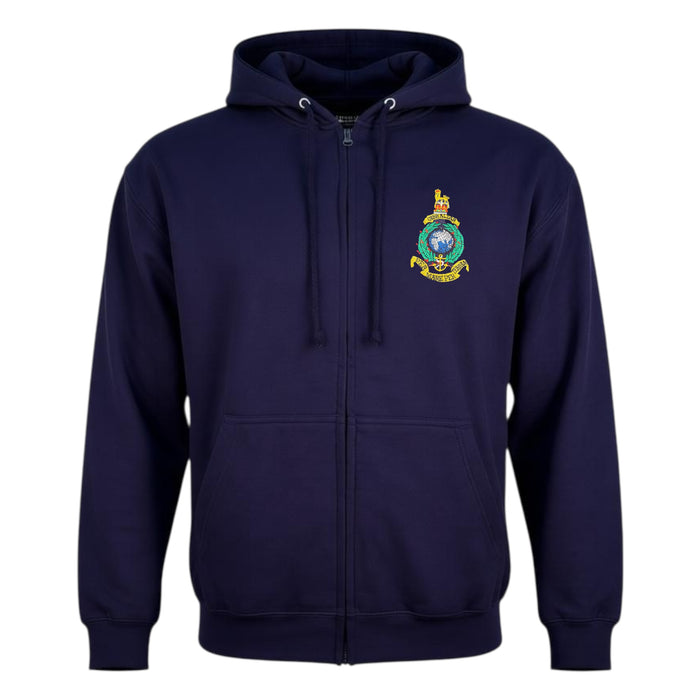 Classic Full Zip Hoodie - Navy