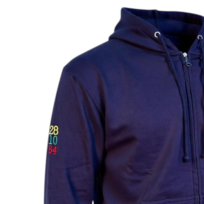 Classic Full Zip Hoodie - Navy
