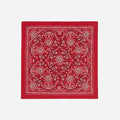CLASSIC PAISLEY BANDANA - RED