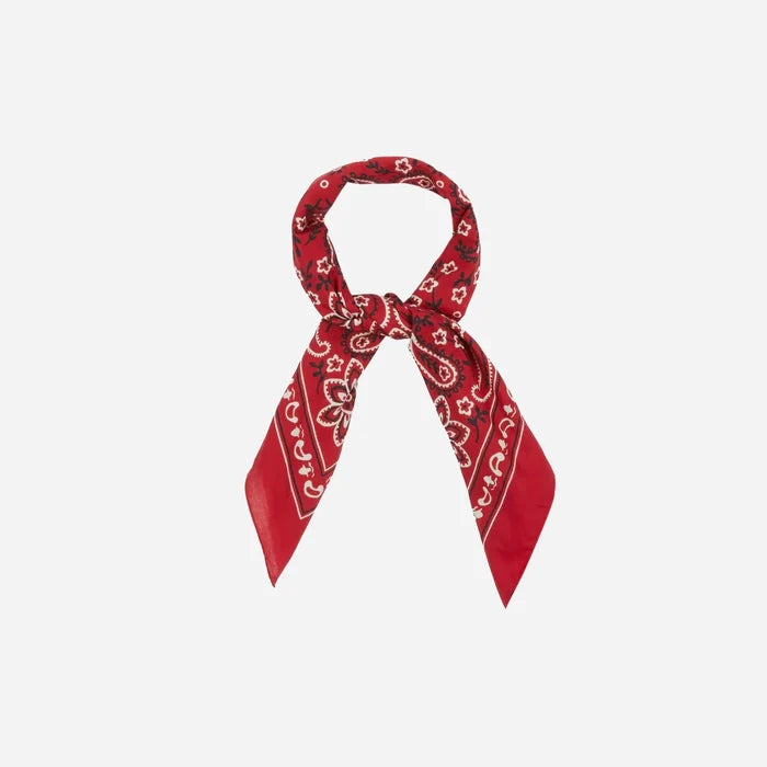 CLASSIC PAISLEY BANDANA - RED