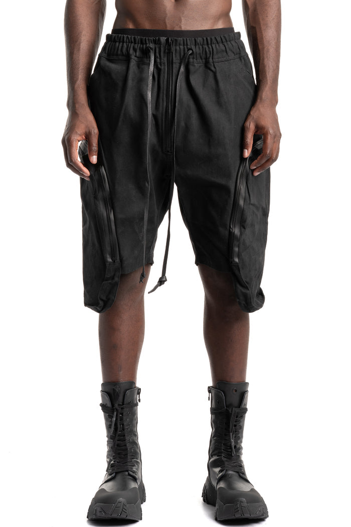 Gall | SS26 - Coated Canvas Floater Shorts, 26