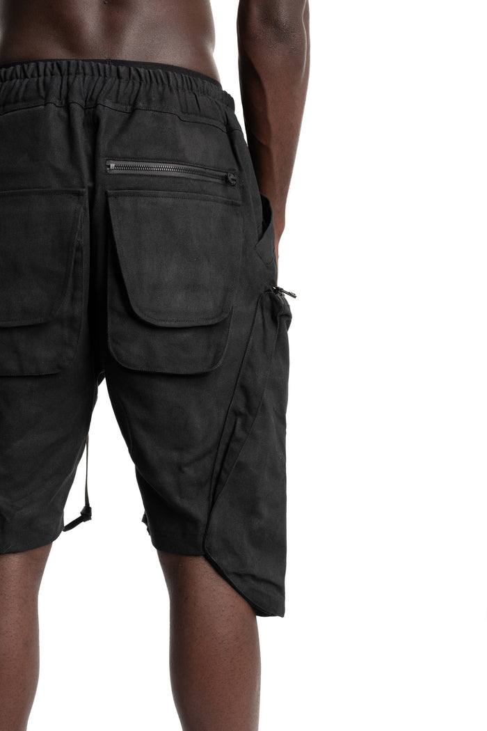 Gall | SS26 - Coated Canvas Floater Shorts, 26