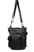 Julius_7 | SS26 - Coated Denim Gas Mask Bag, 937BGU1-C