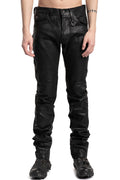 Julius_7 | SS26 - Coated Denim Jeans, 937PAM3-C
