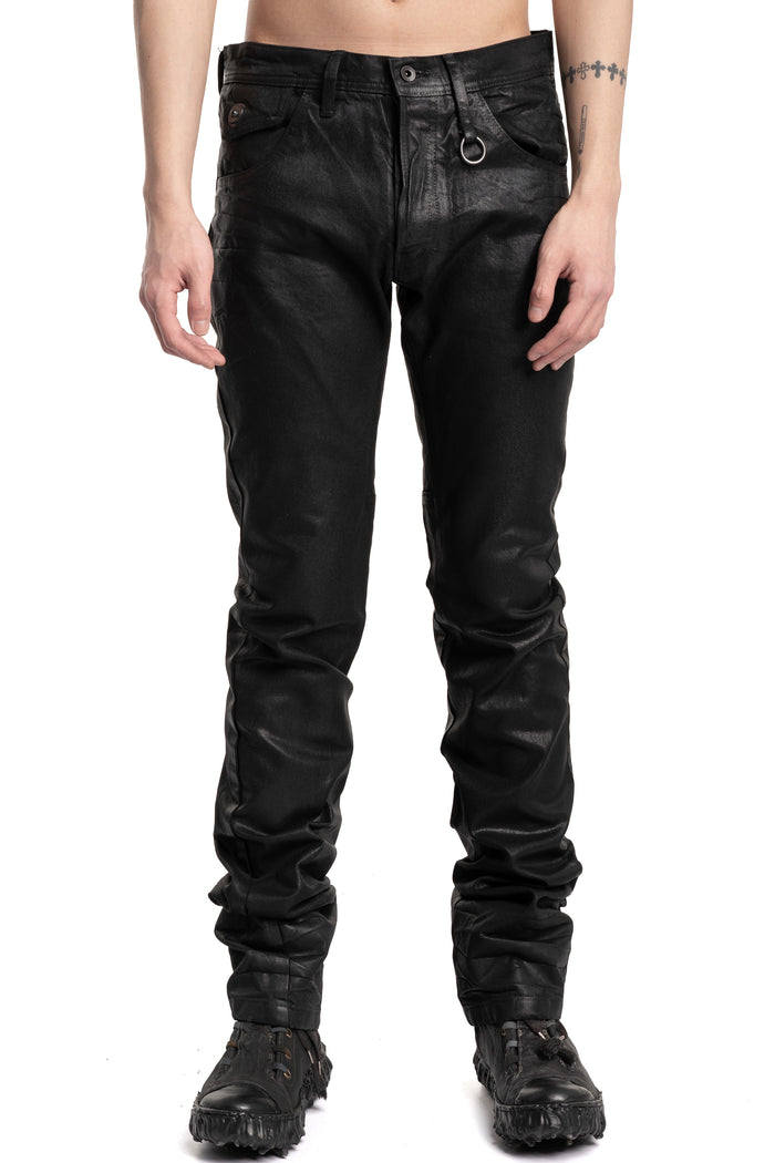 Julius_7 | SS26 - Coated Denim Jeans, 937PAM3-C