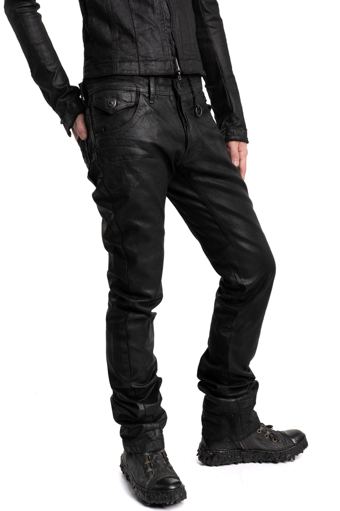 Julius_7 | SS26 - Coated Denim Jeans, 937PAM3-C