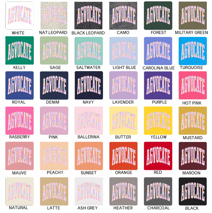 Colorful Plaid Agvocate– Infant/Toddler/Youth