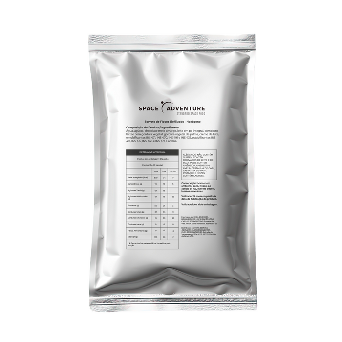 Comida de Astronauta NASA - Sorvete Liofilizado - Flocos