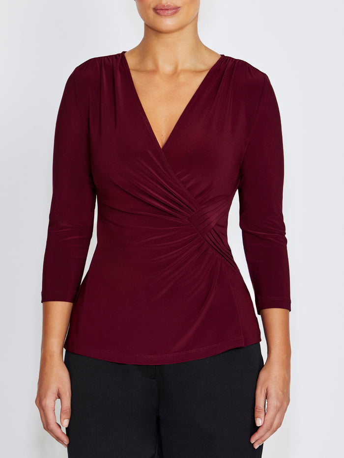 Como Wine Jersey Top