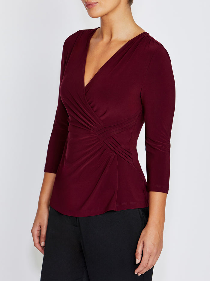 Como Wine Jersey Top