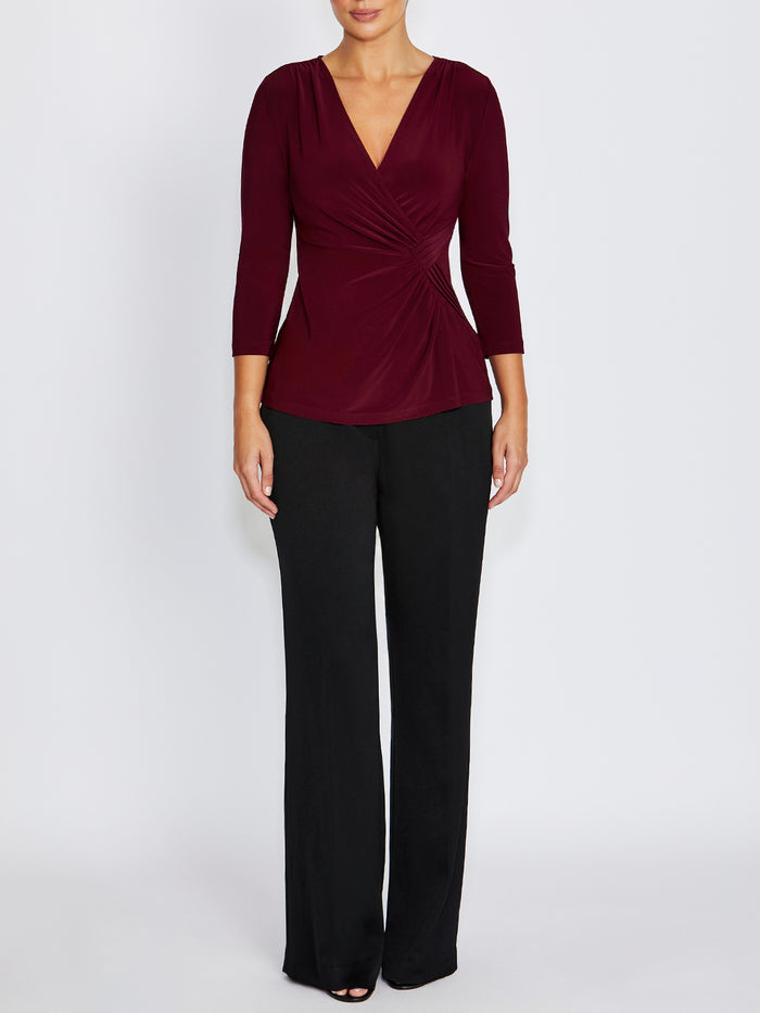 Como Wine Jersey Top