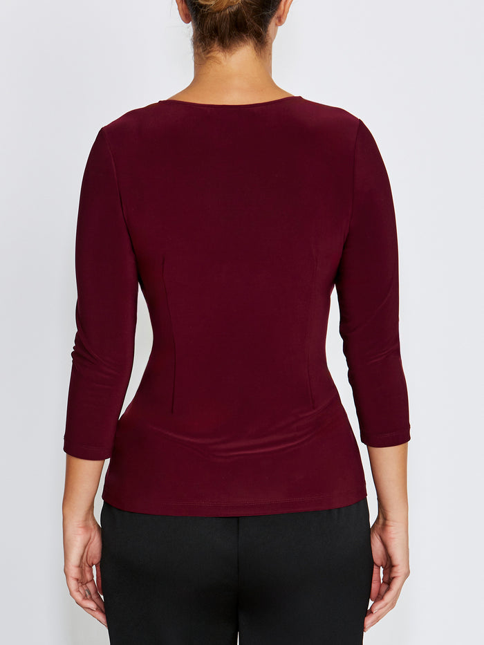 Como Wine Jersey Top