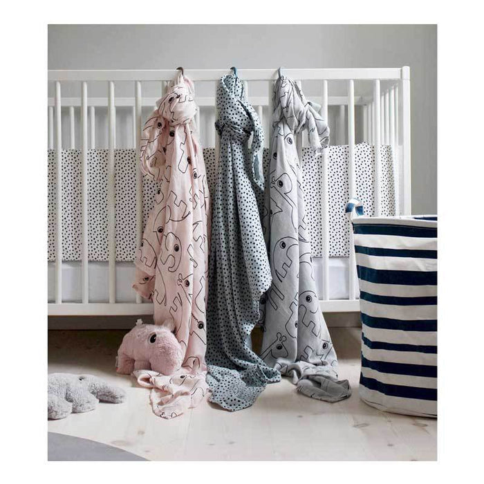 Done By Deer Contour Swaddle 2pk - Blue | Koop.co.nz