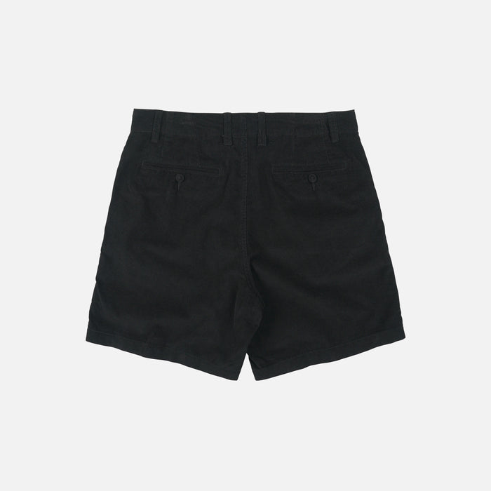 CORDUROY COMFORT SHORTS - BLACK
