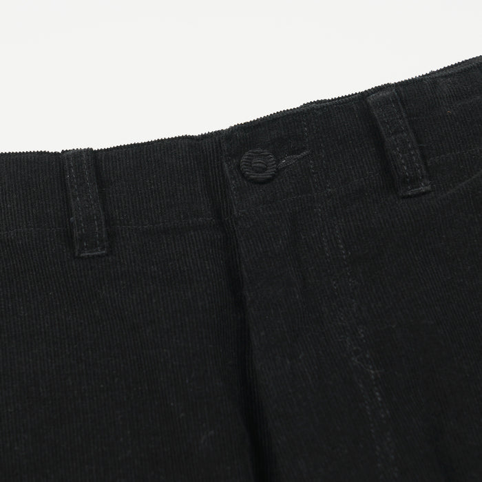 CORDUROY COMFORT SHORTS - BLACK