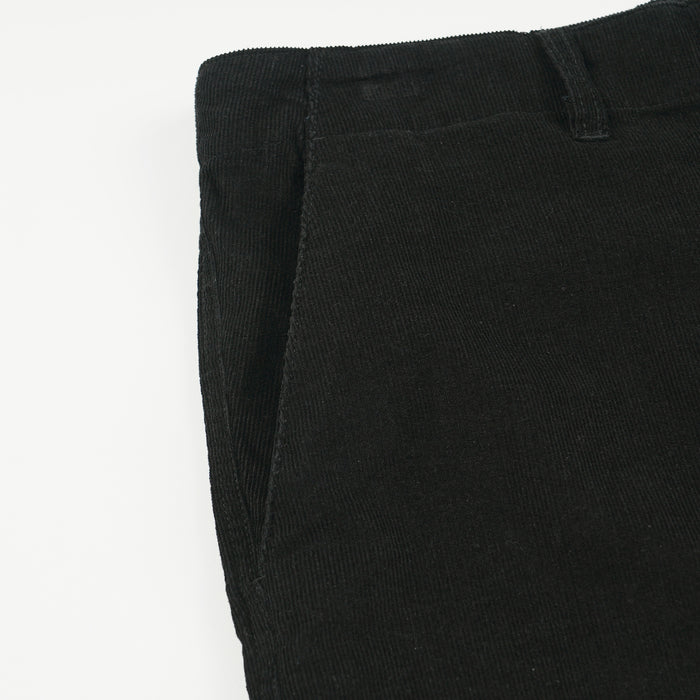 CORDUROY COMFORT SHORTS - BLACK