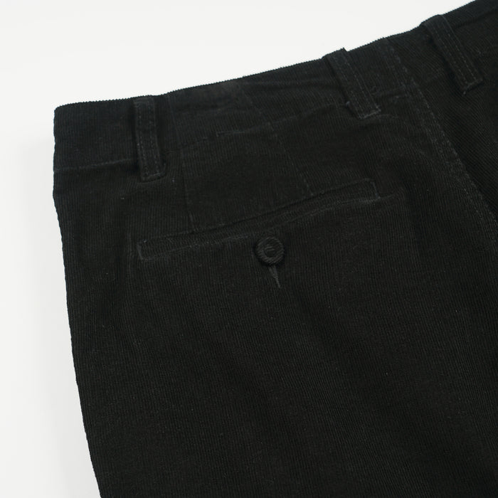 CORDUROY COMFORT SHORTS - BLACK