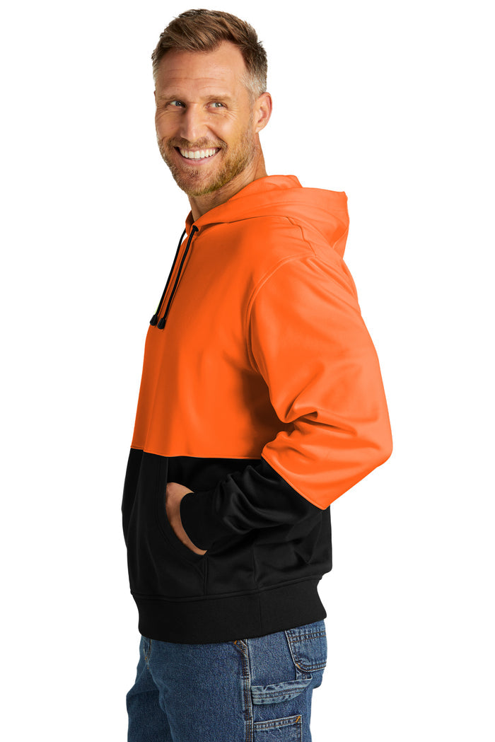 CornerStone® Enhanced Visibility Fleece Pullover Hoodier | CSF01 - The Lemon Print & Design Studio