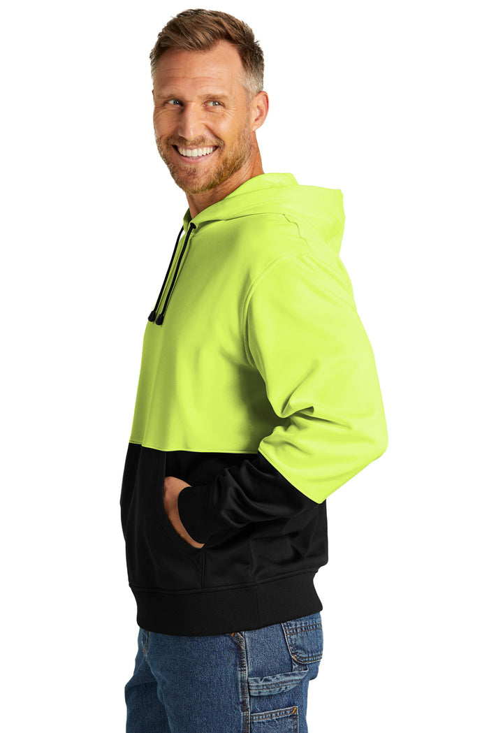 CornerStone® Enhanced Visibility Fleece Pullover Hoodier | CSF01 - The Lemon Print & Design Studio
