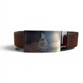 Corps Crest Reversible Leather Belt