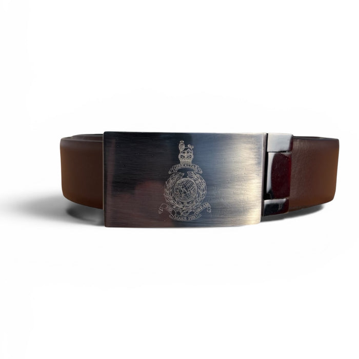Corps Crest Reversible Leather Belt