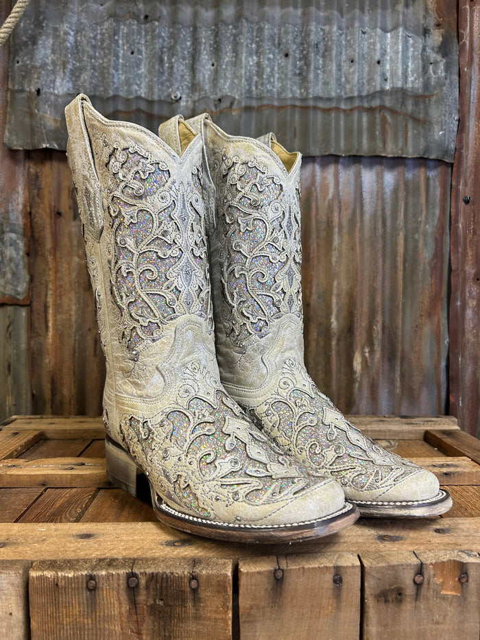 Corral Glitter Inlay Western Boot