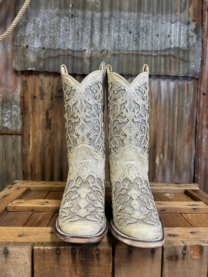 Corral Glitter Inlay Western Boot