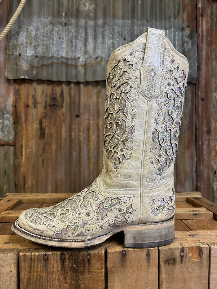 Corral Glitter Inlay Western Boot